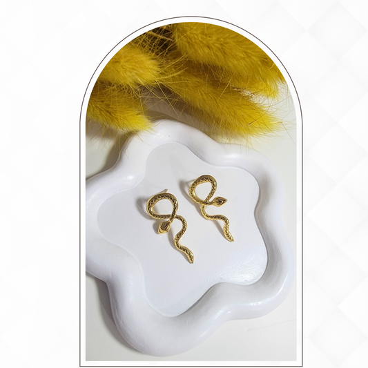 SNAKE STUD EARRINGS