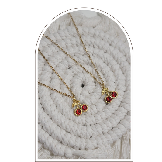 RED CHERRY NECKLACE