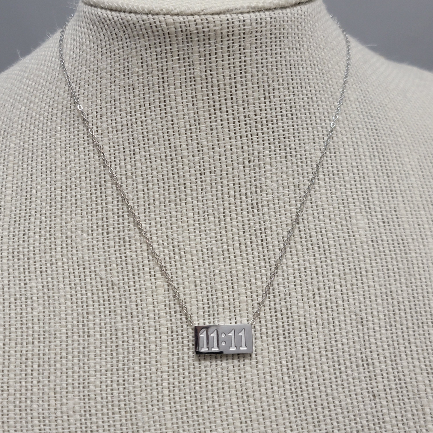 11:11 SILVER NECKLACE